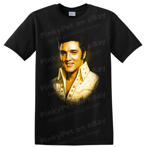 Elvis presley shirt gold - elvis,
